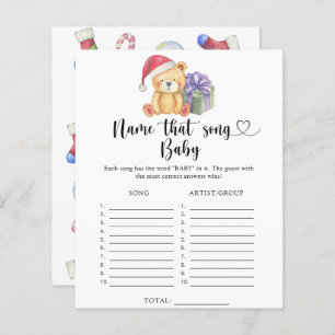 Winter teddy bear - Name that Baby Song