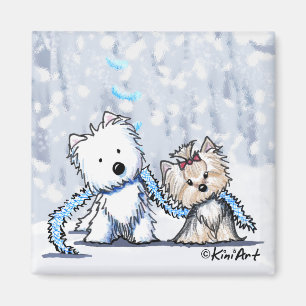 Winter Terriers Magnet