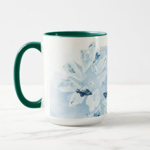 Winter Thaw Blue Icicle Personalized Mug