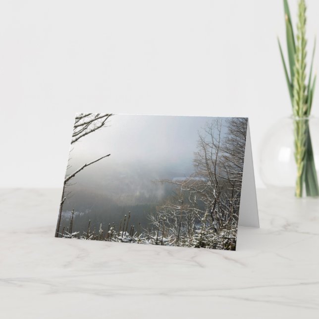 Winter The Macclesfield Forest Card (Front)