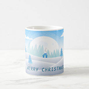 Winter Theme Merry Christmas Classic Mug