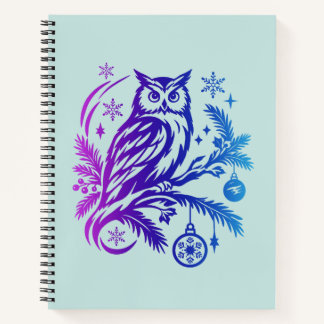 Winter-themed notebook