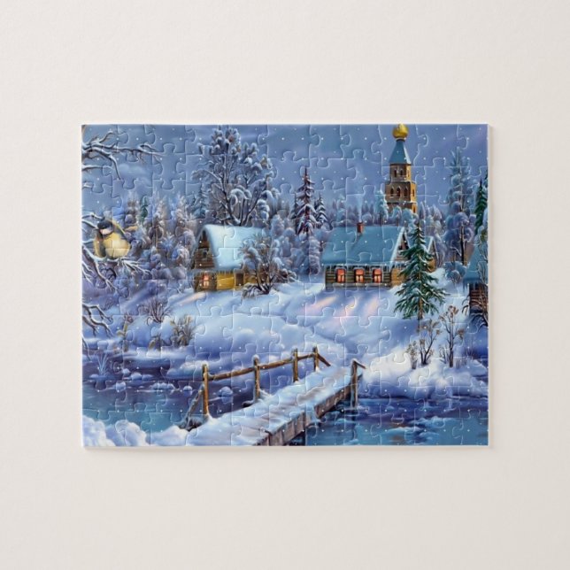 Winter Themed Puzzle (Horizontal)