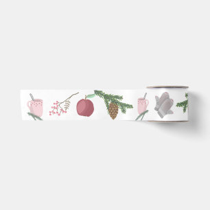 Winter things satin ribbon