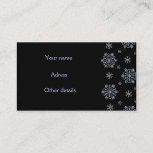 Winter Time Business Card