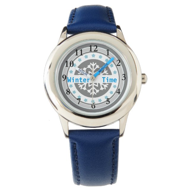 Winter Time Glitter Watch (Front)