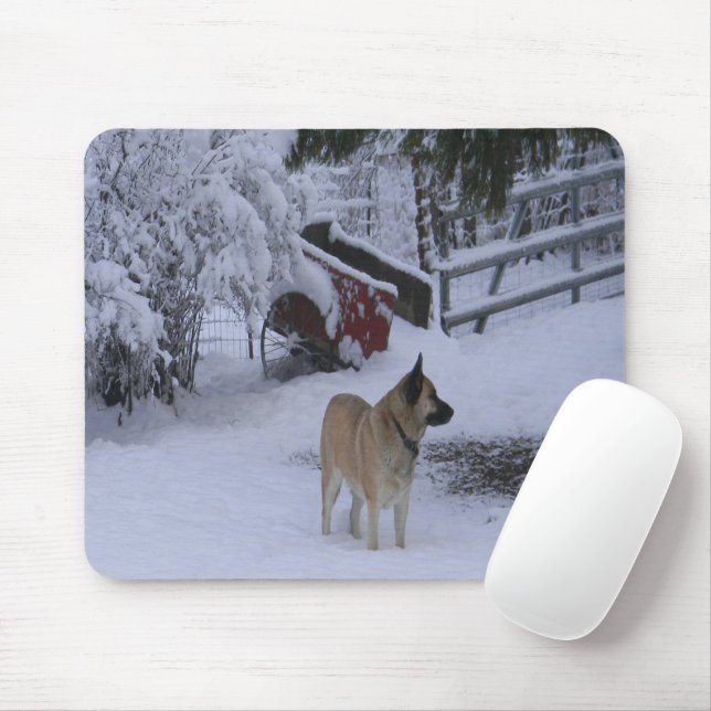 Winter Time..... Mouse Mat (With Mouse)