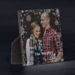 Winter Time Personalised Photo Desktop Plaque<br><div class="desc">Simply personalise with your text and photo(s) and create a one-of-a-kind gift for yourself or someone you love! Background colour can be changed to any colour of your choice!</div>