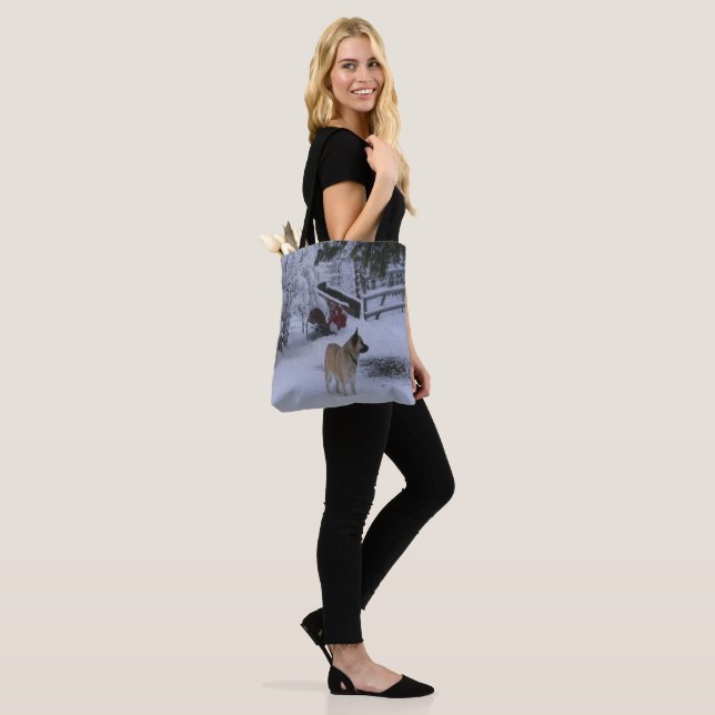 Winter Time.... Tote Bag (On Model)