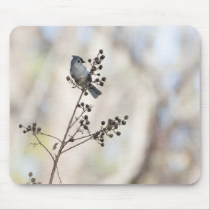 Winter Titmouse Mouse Mat