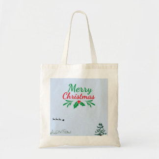 Winter Tote Bag,sachet.Merry Christmas Image. Bag