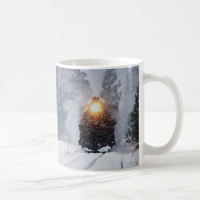 Winter Train Mug (Right)