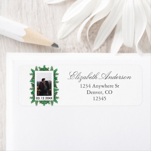 Winter Tree Branches Photo Wedding (Insitu)