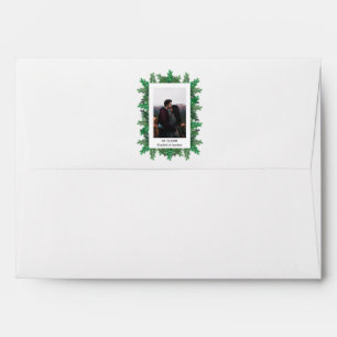 Winter Tree Branches Photo Wedding Envelope