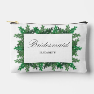 Winter Tree Branches Wedding Accessory Pouch