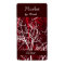 winter tree branches wine bottle label