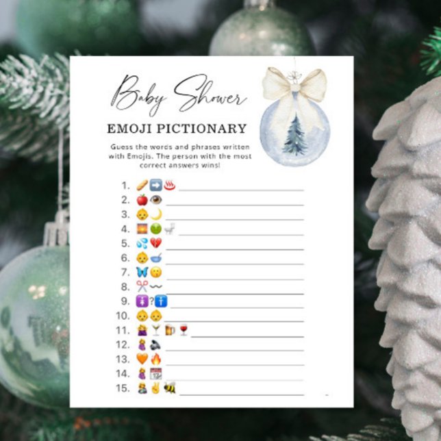 Winter tree decoration Baby emoji game (Creator Uploaded)