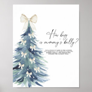 Winter tree how big is mummy's belly game poster