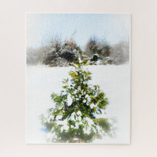Winter tree jigsaw puzzle