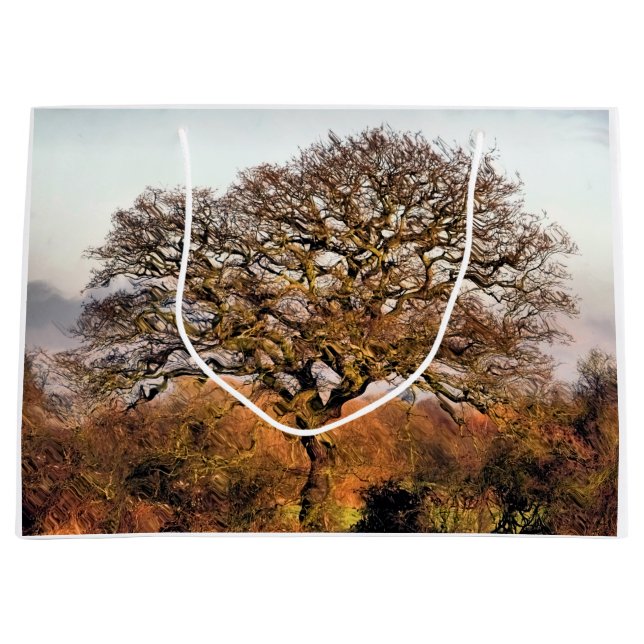 WINTER TREE LARGE GIFT BAG (Front)