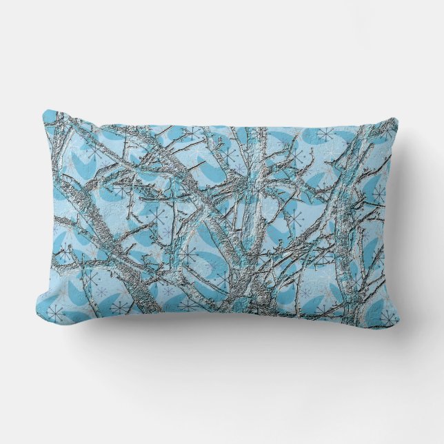 WINTER TREE LUMBAR CUSHION (Front)