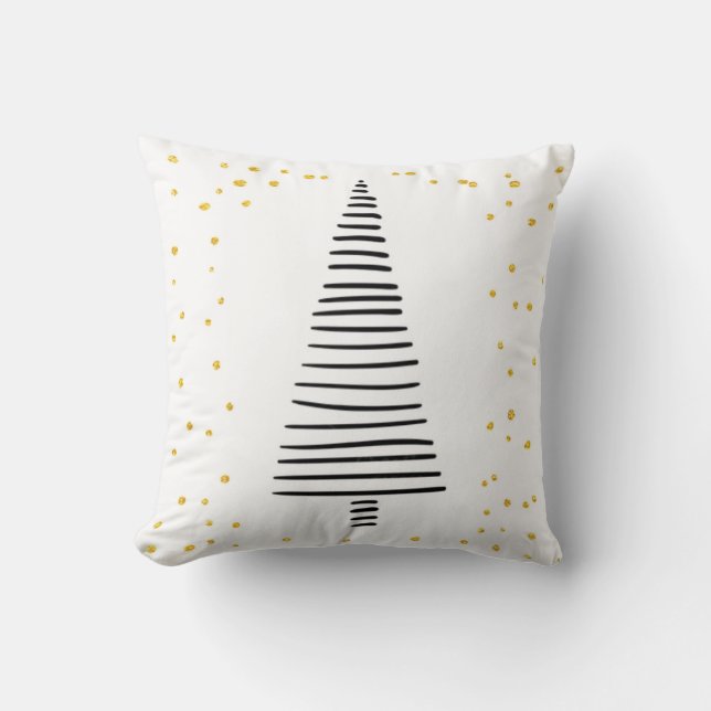 Winter Tree Pillow (Front)