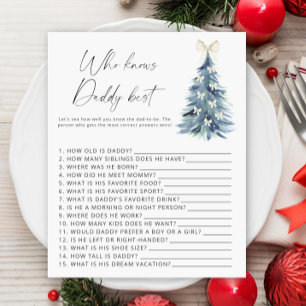 Winter tree Who knows daddy best game