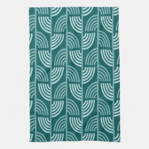 Winter trees 2. Abstract pattern Tea Towel