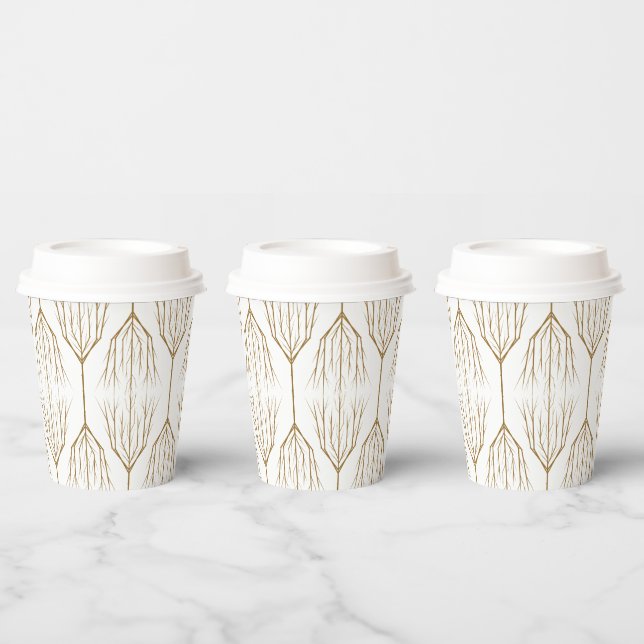 Winter Trees 8oz. Paper Cups (Multi)