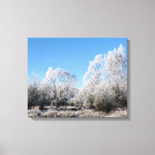 WINTER TREES CANVAS PRINT