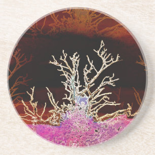 WINTER TREES COASTER