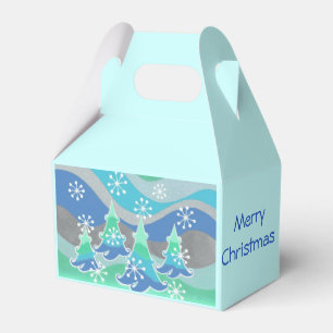 Winter Trees favour Merry Christmas box