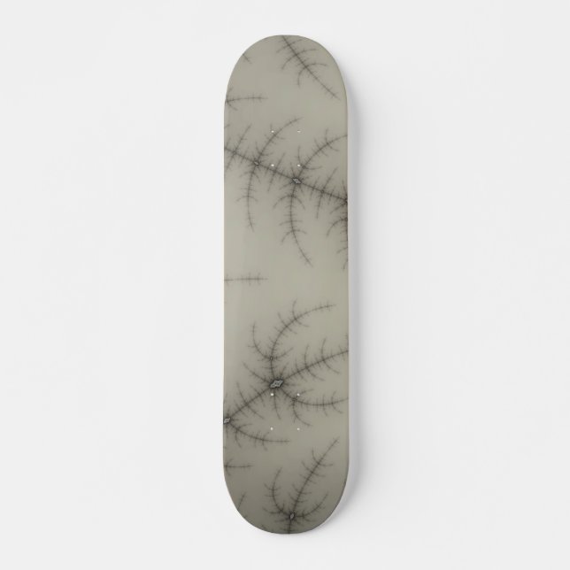 Winter Trees Fractal Skateboard (Front)