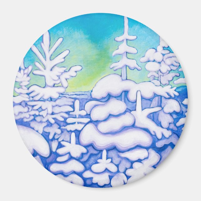 Winter Trees Magnet (Front)