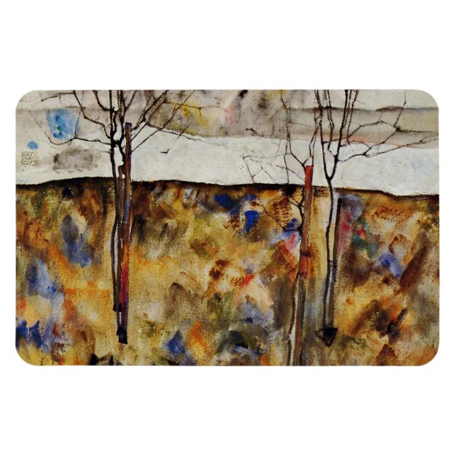 Winter Trees Magnet (Horizontal)
