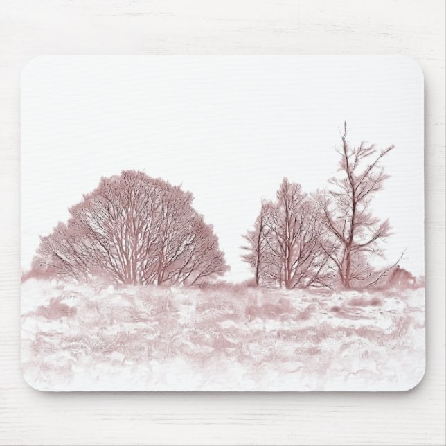 WINTER TREES MOUSE MAT (Front)