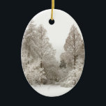 Winter Trees Ornament Personalised Winter Decor<br><div class="desc">Winter Wonderland Ornaments Personalised Holiday Snow Covered Trees Classic Winter Decorations Beautiful Peace Joy Custom Christmas Gifts Hanukkah Neutral Holiday Decorations Your Name Here Keepsakes & Winter Wonderland Gifts for Friend Family Men Women Kids Home & Office Customisable Winter Ornaments Stylish Nondenominational Holiday Decorations Personalised Holiday Greetings Christmas / Hanukkah...</div>