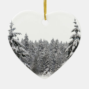 Winter Trees Ornament Personalised Winter Decor