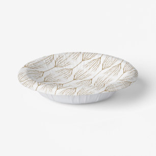 Winter Trees Paper Bowl Plate