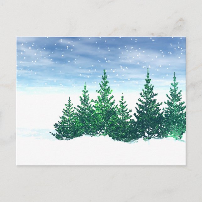 Winter Trees Postcard (Front)