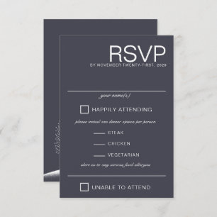 Winter Trees RSVP Card