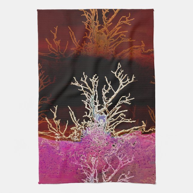 WINTER TREES TEA TOWEL (Vertical)