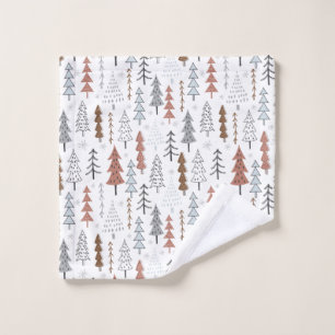 Winter Trees Wash Cloth