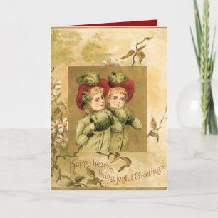 Winter Twins Christmas Card