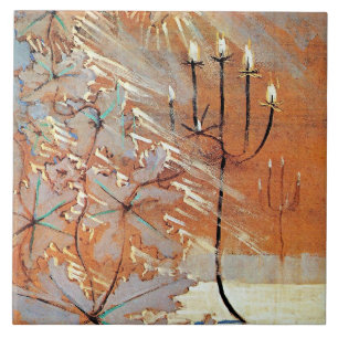 Winter (V) famous painting Tile