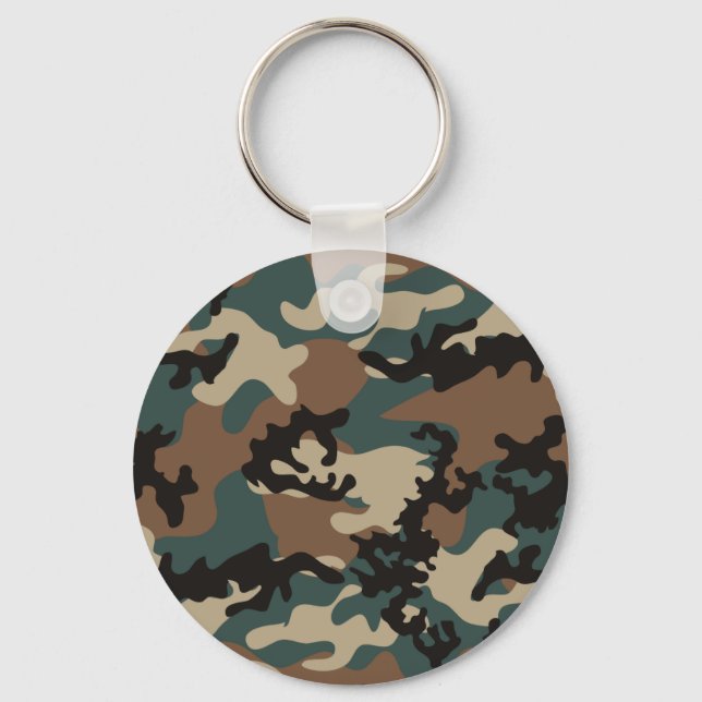 Winter Verdant Camo Keychain (Front)