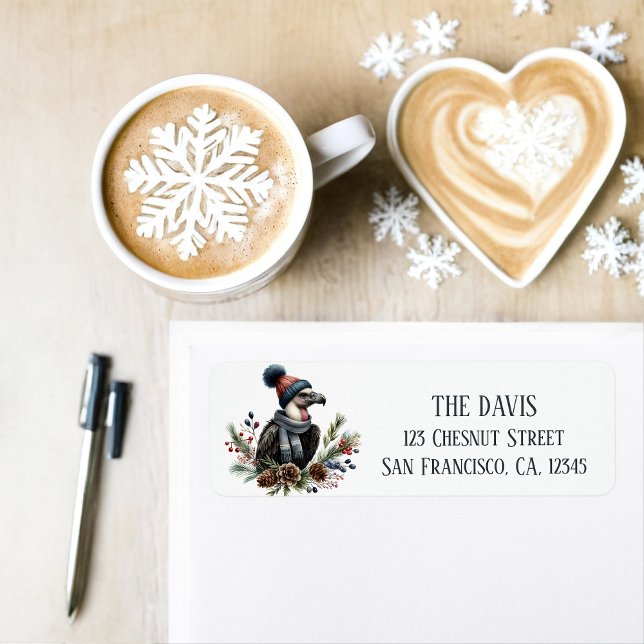 Winter Vibes California Condor - Return address  (Creator Uploaded)