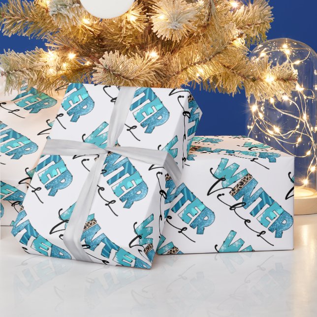 Winter Vibes Customise Wrapping Paper (Holidays)