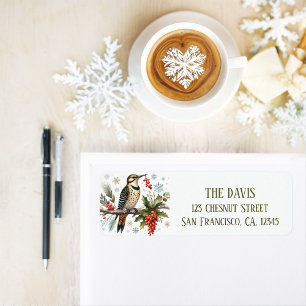 Winter Vibes Northern Flicker - Return address 