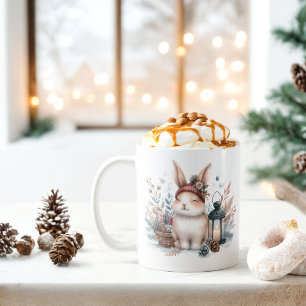 Winter Vibes Rabbit -  Coffee Mug